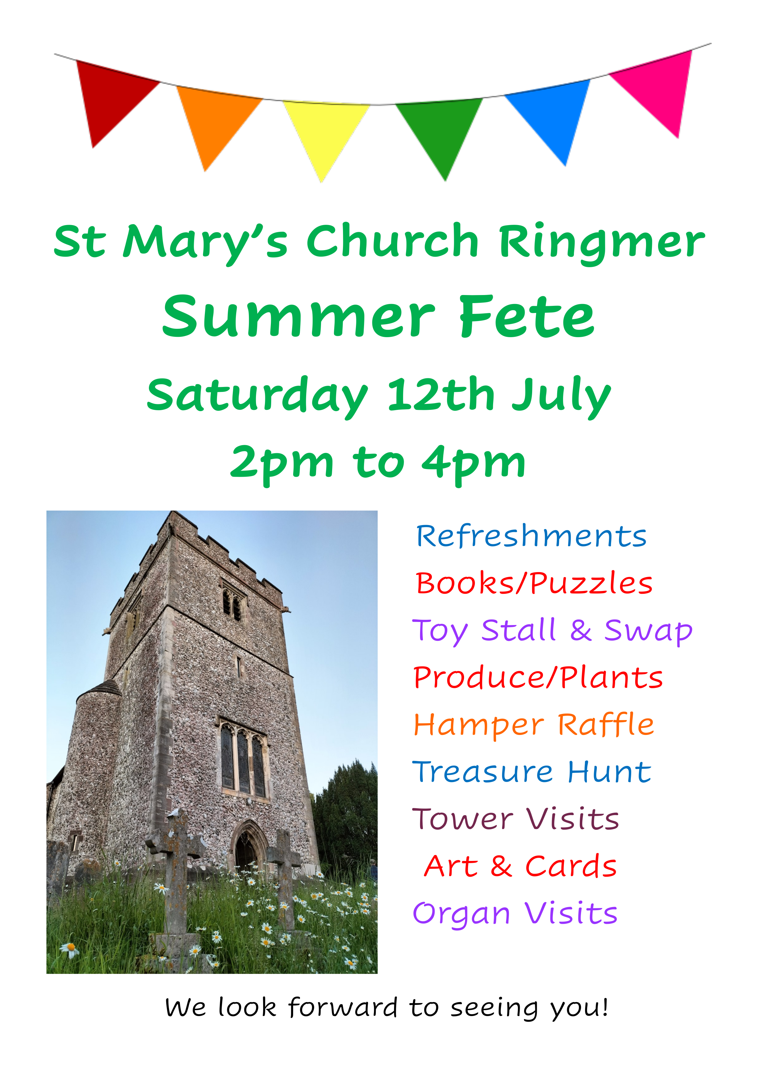 Poster for Church Fete 2025