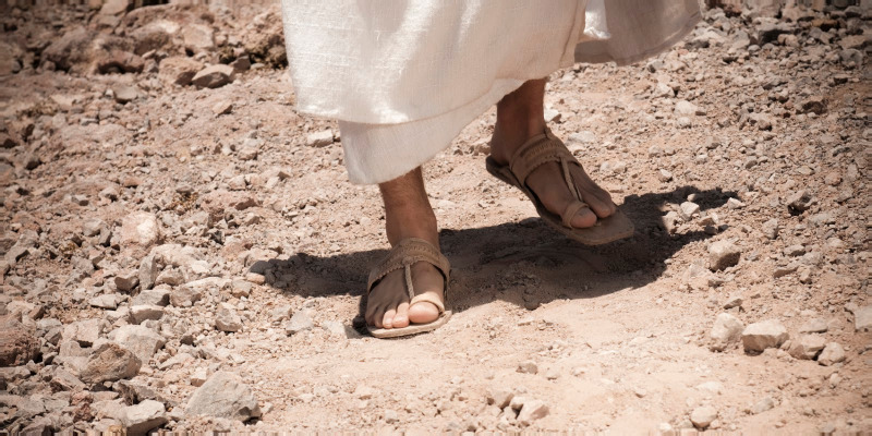 Walking in Jesus' footsteps